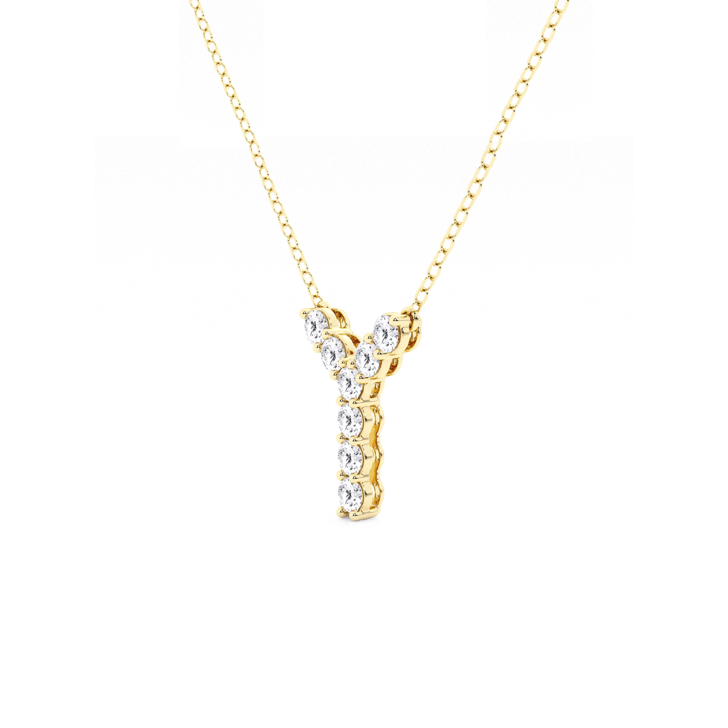 Initial Diamond Necklace 0.33 CTW