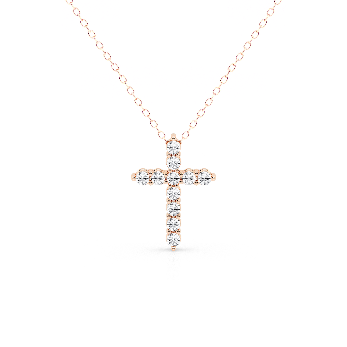 Cross Diamond Necklace 0.36 CTW