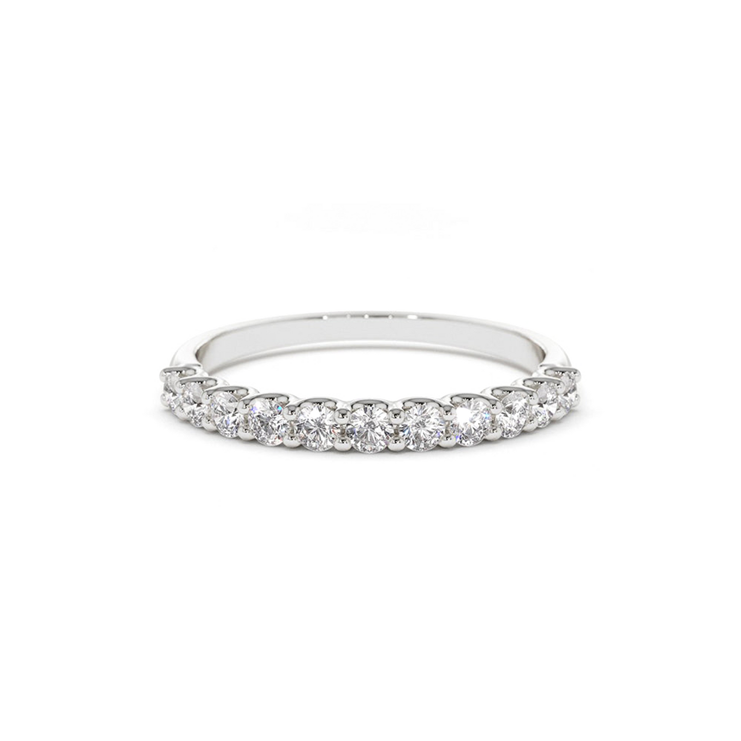 11 Stone Half Eternity Ring 0.44CTW