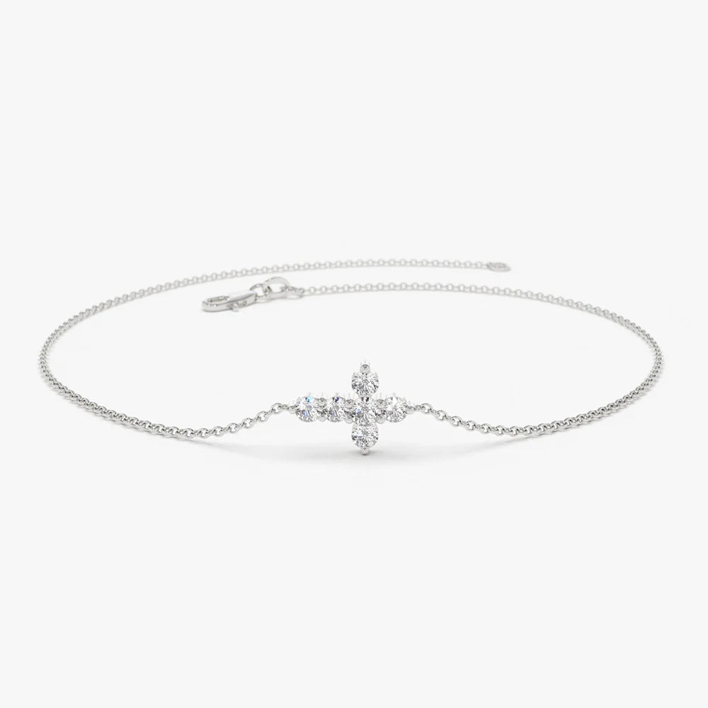 Diamond Cross Bracelet 0.25CTW