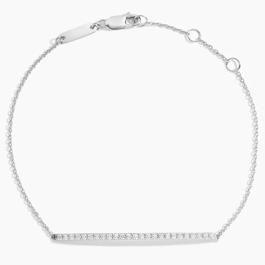 Pavé Diamond Bar Bracelet 0.25CTW