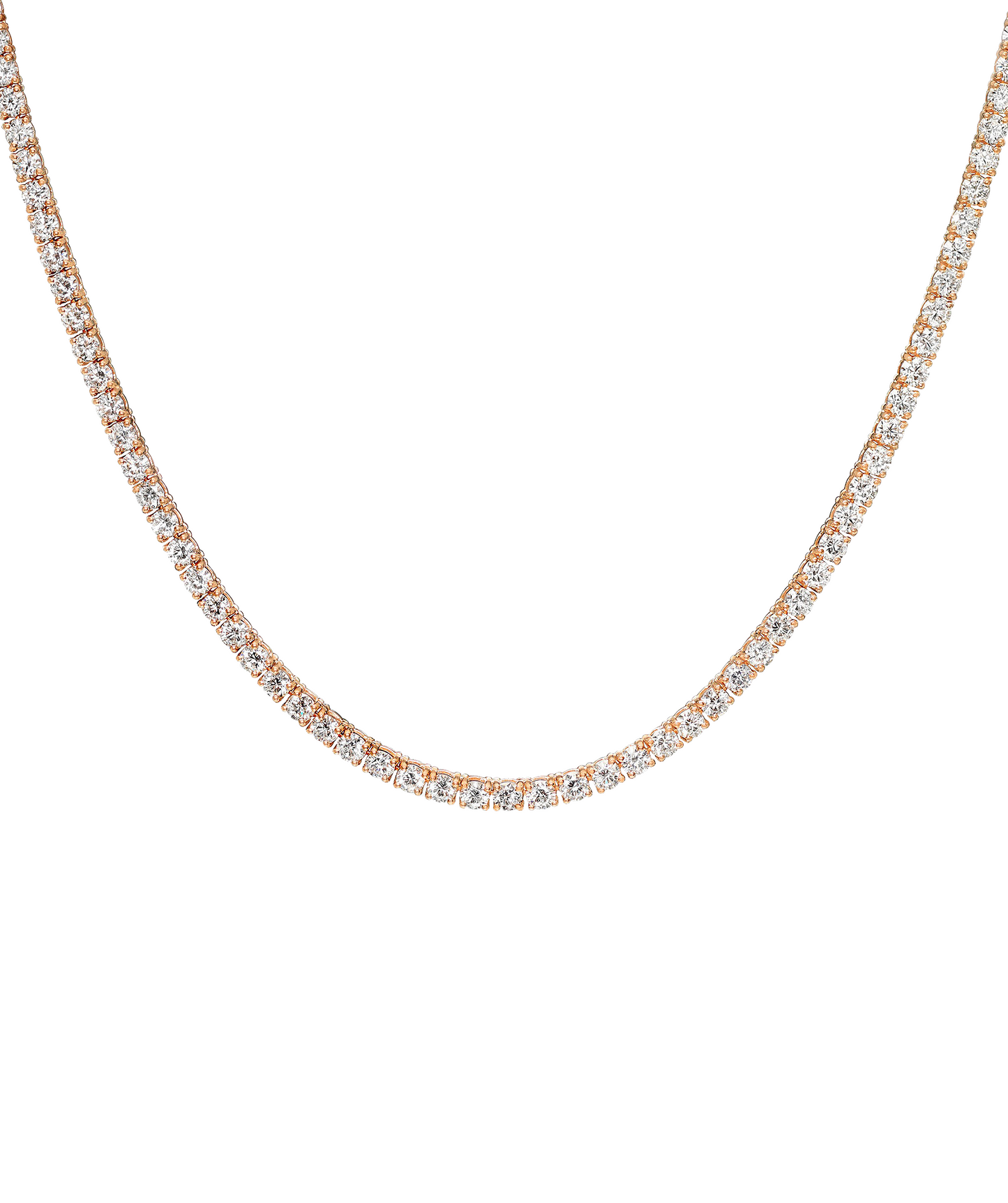 Diamond Tennis Necklace 14K 12.50 CTW