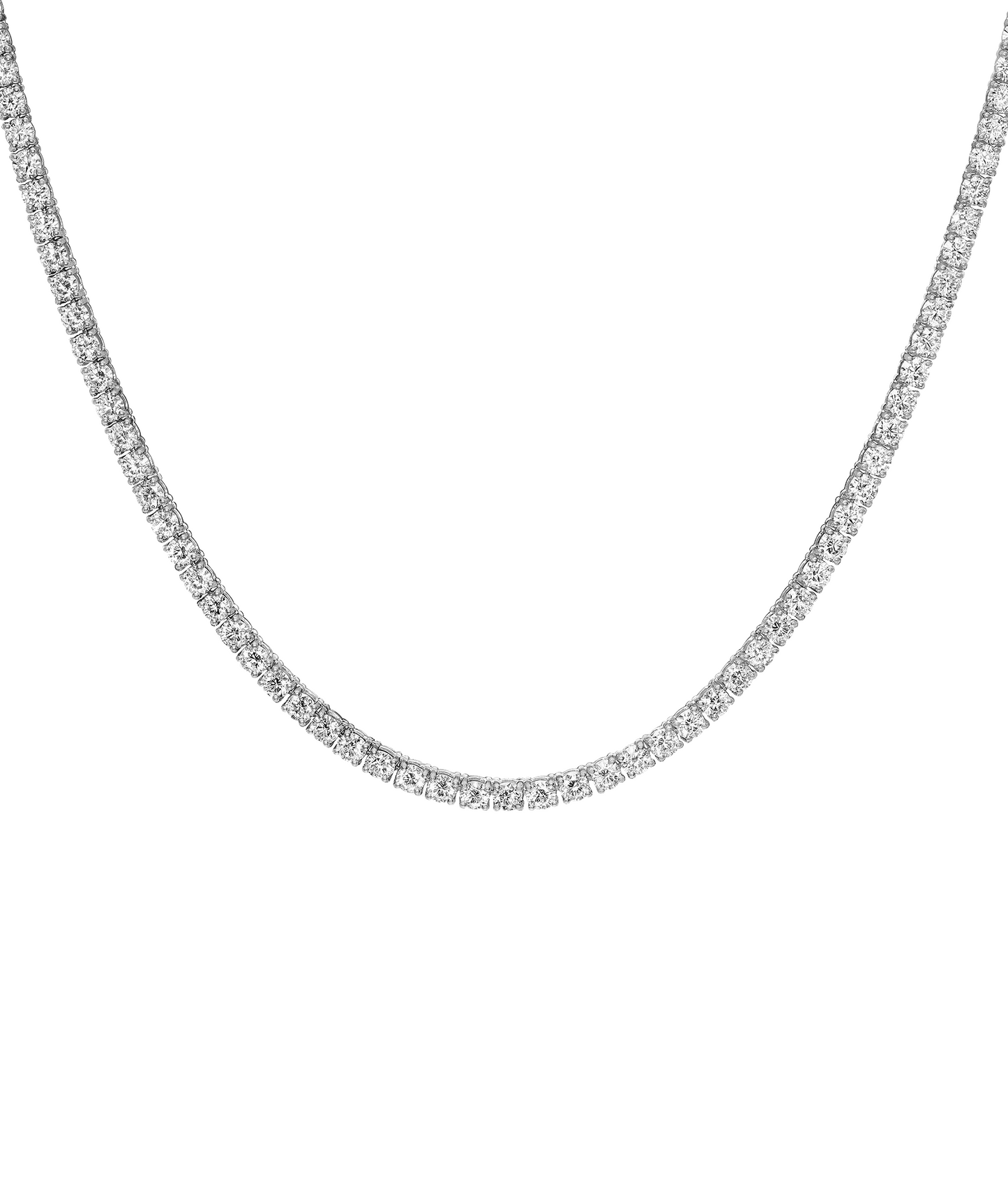 Diamond Tennis Necklace 14K 12.50 CTW